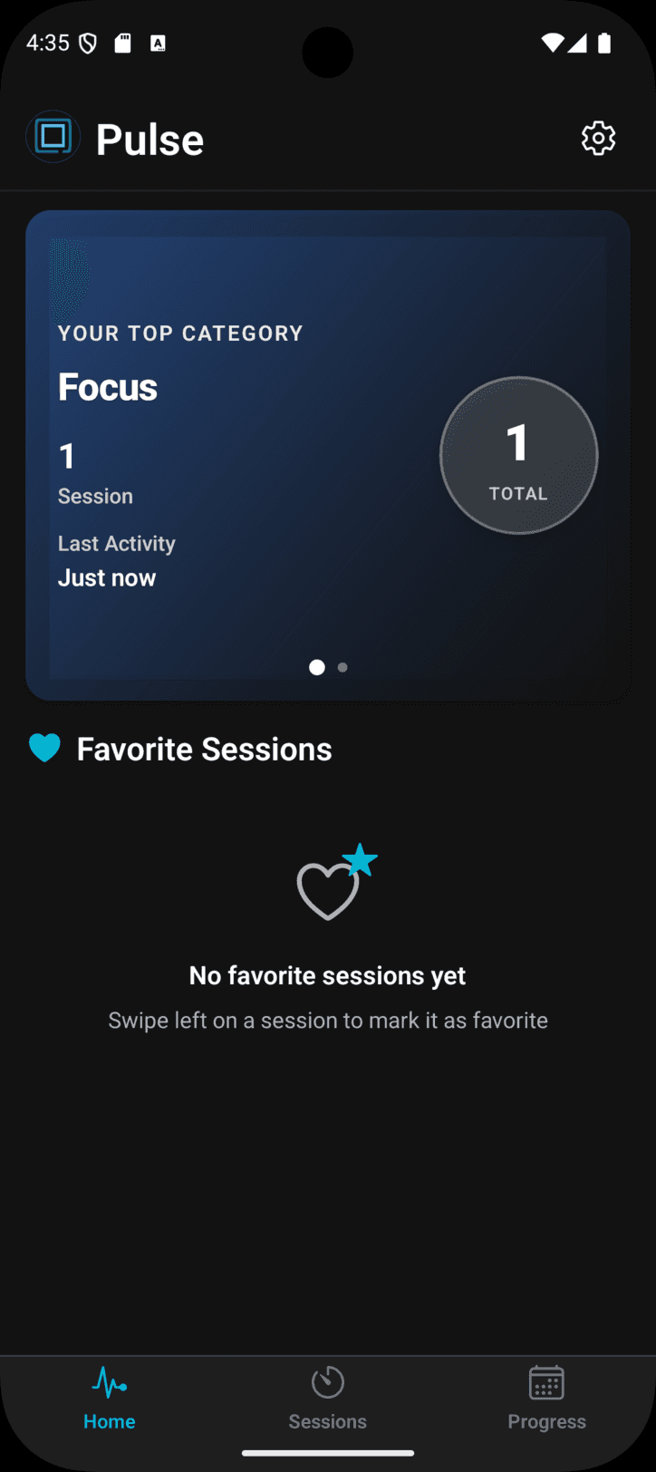 Pulse app screenshot 1